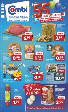 combi - Combi Prospekt nächste Woche – von Montag 21.09.2026 bis Samstag 26.09.2026