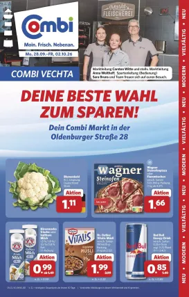 combi - Combi - Vechta Prospekt – von Montag 28.09.2026 bis Freitag 02.10.2026