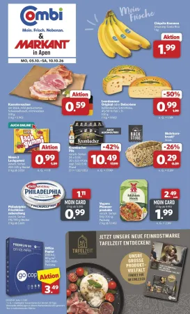 combi - Combi - Apen Prospekt – von Montag 05.10.2026 bis Samstag 10.10.2026