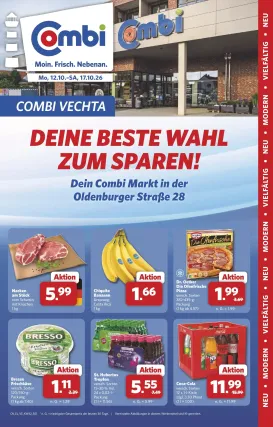 combi - Combi - Vechta Prospekt – von Montag 12.10.2026 bis Samstag 17.10.2026