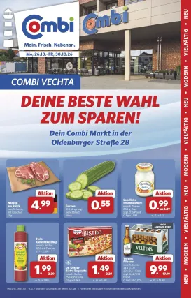 combi - Combi - Vechta Prospekt – von Montag 26.10.2026 bis Freitag 30.10.2026