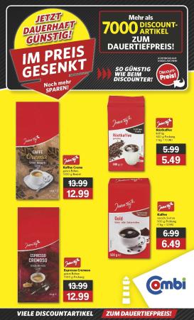 combi - Combi - Im Preis Gesenkt-Prospekt gültig vom 26.10. bis 01.11.
