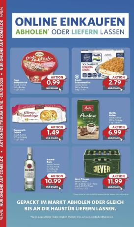 combi - Combi - Online Einkaufen-Prospekt gültig vom 19.10. bis 25.10.