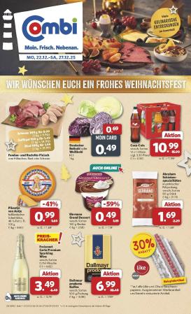 combi - Combi-Prospekt gültig vom 22.12. bis 27.12.