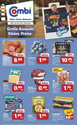 combi - Combi-Prospekt gültig vom 26.01. bis 31.01.