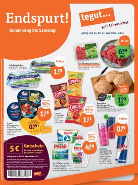 tegut - Tegut-Prospekt gültig vom 22.09. bis 27.09.