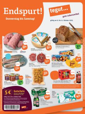 tegut - Tegut-Prospekt gültig vom 09.10. bis 11.10.