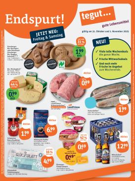 tegut - Tegut-Prospekt gültig vom 31.10. bis 01.11.
