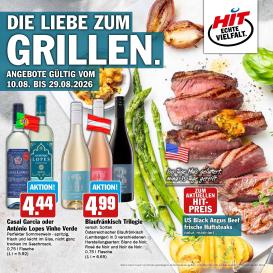 hit - Hit - Grillen Prospekt nächste Woche – von Montag 10.08.2026 bis Samstag 29.08.2026