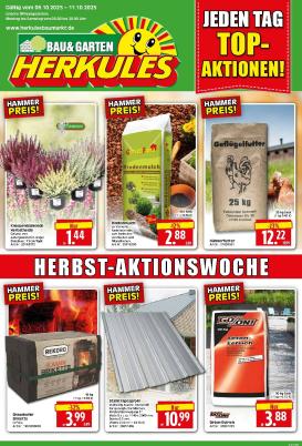 herkules - Herkules - Bau & Garten-Prospekt gültig vom 06.10. bis 11.10.