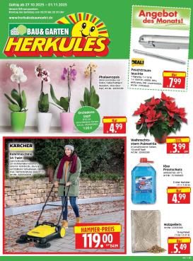 herkules - Herkules - Bau & Garten-Prospekt gültig vom 27.10. bis 01.11.