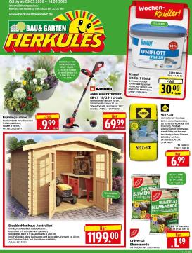 herkules - Herkules - Bau & Garten-Prospekt gültig vom 09.03.2026 bis 14.03.2026