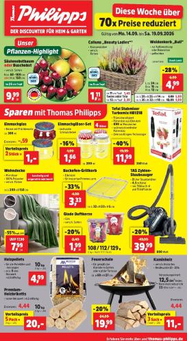 thomas-phillips - Thomas Phillips Prospekt nächste Woche – von Montag 14.09.2026 bis Samstag 19.09.2026