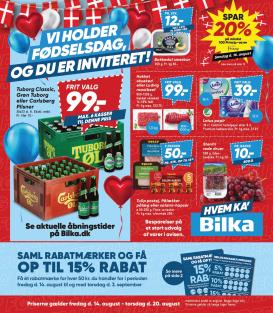 bilka - Bilka tilbudsavis for næste uge fra fredag, 14.08.2026 til torsdag, 20.08.2026