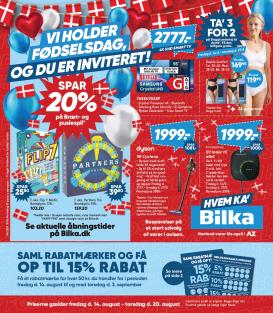 bilka - Bilka - Nonfood tilbudsavis for næste uge fra fredag, 14.08.2026 til torsdag, 20.08.2026