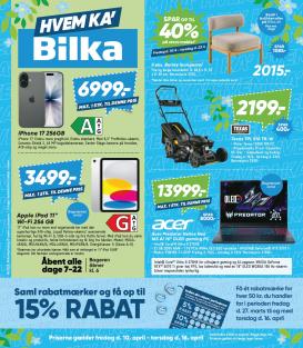bilka - Bilka - Nonfood flyer til næste uge fra fredag 10.04.2026 til torsdag 16.04.2026