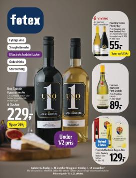 fotex - Føtex - Efterårets bedste flasker tilbudsavis gyldig fra 31.10. til 13.11.
