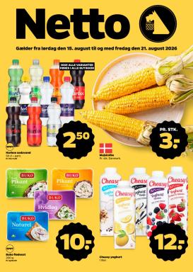 netto - Netto tilbudsavis for næste uge fra lørdag, 15.08.2026 til fredag, 21.08.2026
