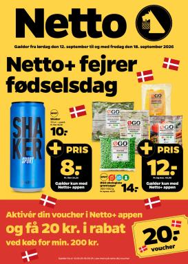 netto - Aktuel Netto - Fødselsdag tilbudsavis fra lørdag, 12.09.2026 til fredag, 18.09.2026