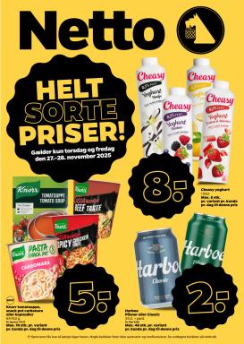 netto - Netto - Helt Sorte Priser tilbudsavis gyldig fra 27.11. til 28.11.