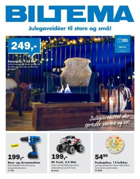 biltema - Biltema - Julegaveidéer til store og små tilbudsavis gyldig fra 28.10. til 10.11.