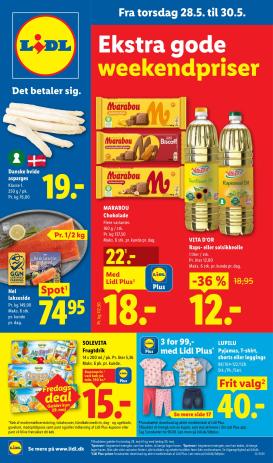 lidl - Aktuel Lidl - Weekendtilbud tilbudsavis fra torsdag, 28.05.2026 til lørdag, 30.05.2026