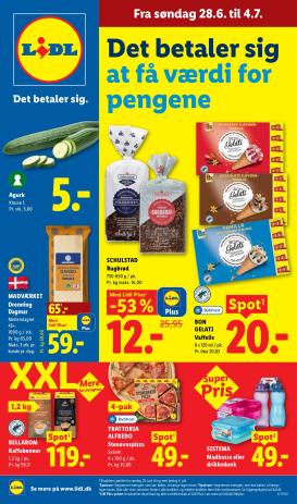 lidl - Lidl - Fra søndag 28.6. til 4.7. tilbudsavis for næste uge fra søndag, 28.06.2026 til lørdag, 04.07.2026
