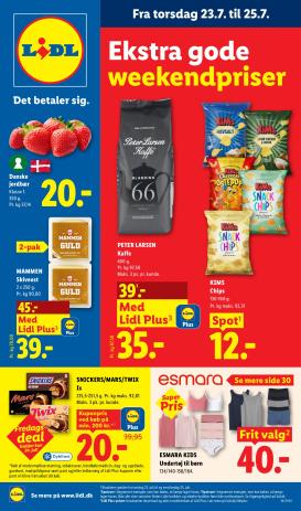 lidl - Ny Lidl - Ekstra gode weekendpriser tilbudsavis fra torsdag, 23.07.2026 til lørdag, 25.07.2026