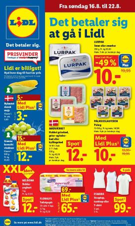 lidl - Lidl tilbudsavis for næste uge fra søndag, 16.08.2026 til lørdag, 22.08.2026