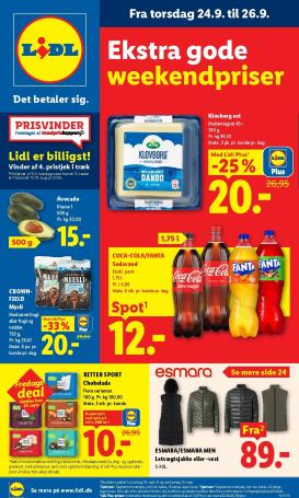 lidl - Ny Lidl - Weekendtilbud tilbudsavis fra torsdag, 24.09.2026 til lørdag, 26.09.2026