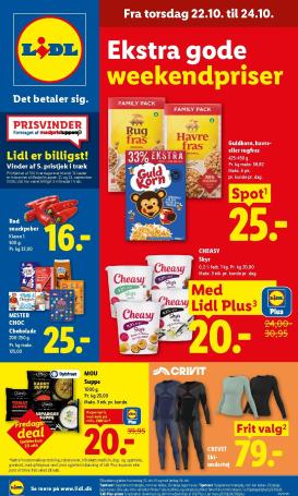 lidl - Ny Lidl - Weekendtilbud tilbudsavis fra torsdag, 22.10.2026 til lørdag, 24.10.2026