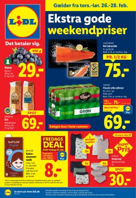 lidl - Lidl - Weekendtilbud tilbudsavis gyldig fra 26.02.2026 til 28.02.2026