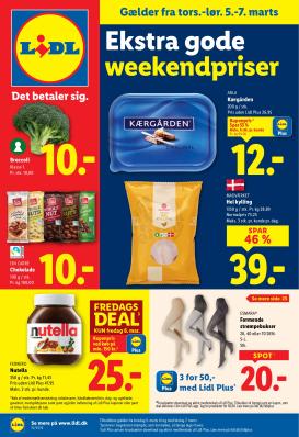 lidl - Lidl tilbudsavis gyldig fra 05.03.2026 til 07.03.2026