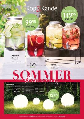 kopkande - Aktuel Kop&Kande - Sommerstemning tilbudsavis fra fredag, 08.05.2026 til tirsdag, 30.06.2026