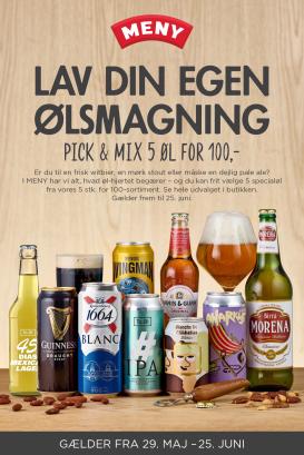 meny - Aktuel Meny - Pick & Mix tilbudsavis fra fredag, 29.05.2026 til torsdag, 25.06.2026