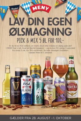 meny - Aktuel Meny - Pick & Mix September tilbudsavis fra fredag, 28.08.2026 til torsdag, 01.10.2026