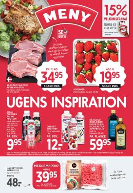 meny - Meny flyer til næste uge fra fredag 17.04.2026 til torsdag 23.04.2026