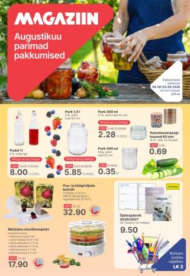 magaziin - Magaziin kliendileht (6.08 - 2.09.2026)