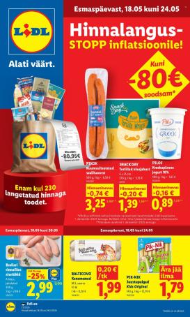 lidl - Lidl kliendileht - Kliendileht (18.05 - 24.05.2026)