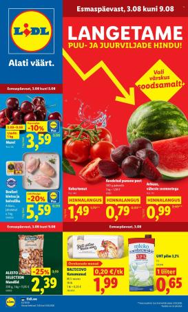 lidl - Lidl kliendileht (3.08 - 9.08.2026)