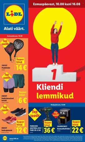lidl - Lidl kliendileht (10.08 - 16.08.2026)