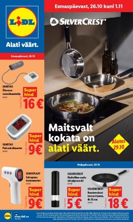 lidl - Tööstuskaupade pakkumised (2026-10-26 - 2026-11-01)