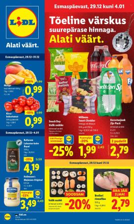 lidl - Lidl kliendileht - Kliendileht (29.12.2025 - 4.01.2026)