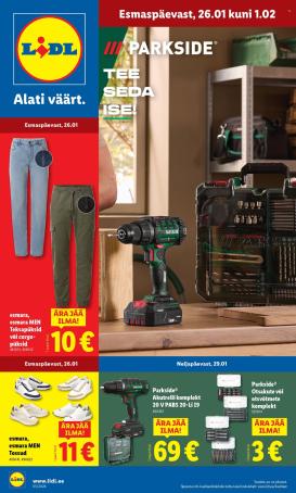 lidl - Lidl kliendileht - Tööstuskaupade pakkumised (26.01 - 1.02.2026)
