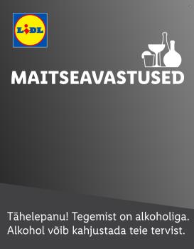 lidl - Lidl kliendileht - MAITSEAVASTUSED