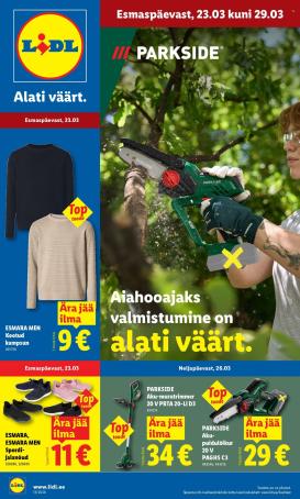 lidl - Lidl kliendileht - Tööstuskaupade pakkumised (23.03 - 29.03.2026)
