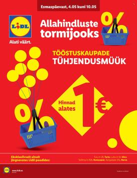 lidl - Lidl kliendileht - Allahindluste tormijooks (4.05 - 10.05.2026)