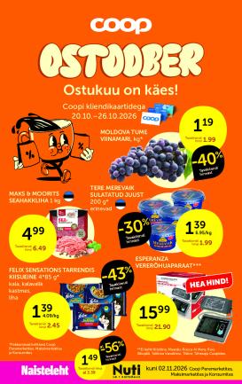 coop - Coop Eesti kliendileht (2026-10-20 - 2026-10-26)