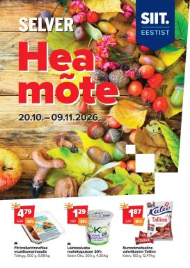 selver - Selver kliendileht (20.10 - 9.11.2026)