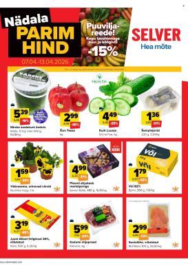 selver - Selver kliendileht - Nädala parim hind (7.04 - 13.04.2026)